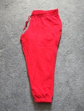 Ideology Bright Red Women's Pull-On Joggers, 2X